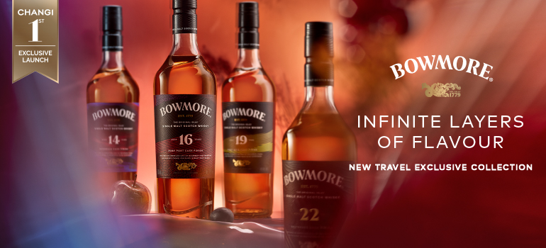 Changi 1st Bowmore Appellations Travel Retail Exclusive Header Banner