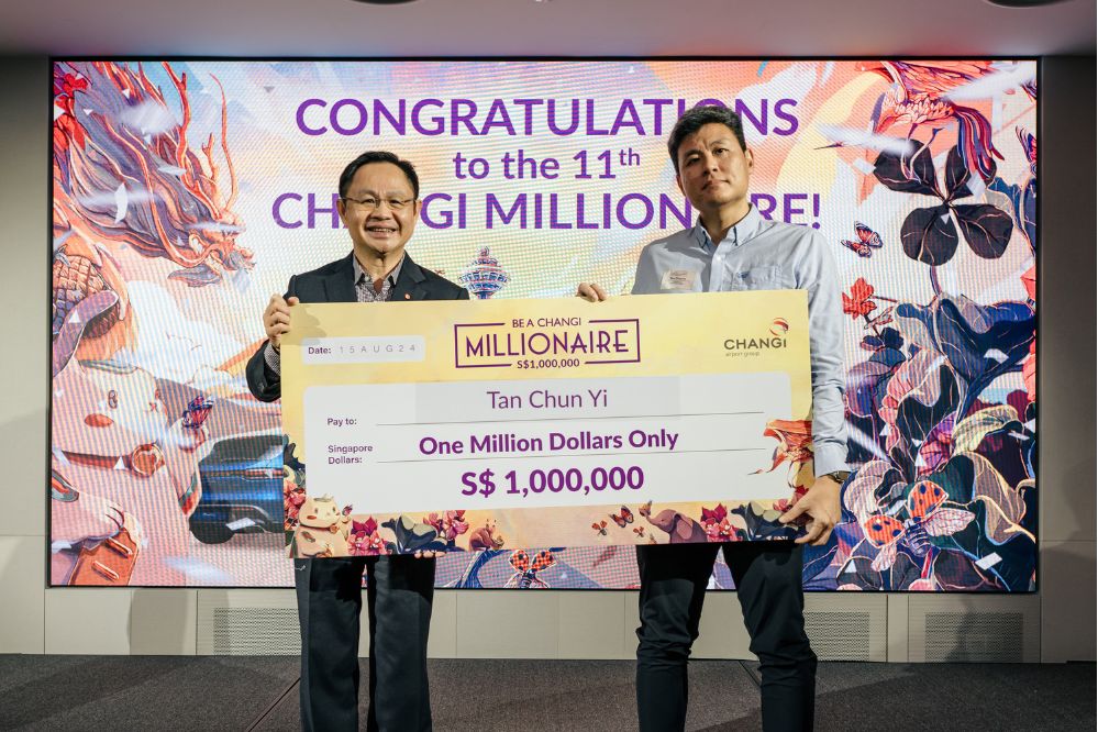 be a changi millionaire S$1,000,000 cash grand draw winner